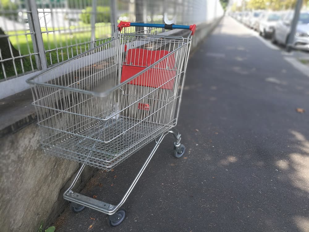 Abandoned shopping cart